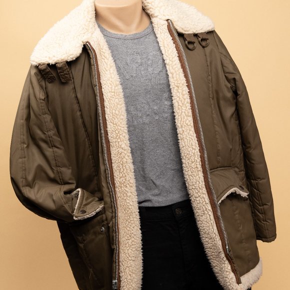 Other - Vintage Sherpa Lined Winter Coat